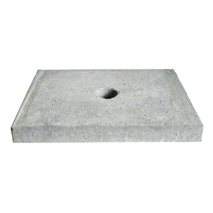 Universele betonsokkel - 60kg, 70x50x7cm gewapend beton